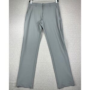 New Hurley‎ Gray Performance Golf Dress Pants men 32x34 Straight Leg